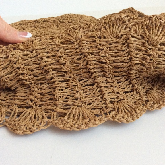 HENDRIX Raffia Festival Boho Tote Bag NEW - Picture 4 of 8